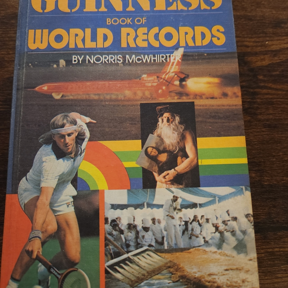 Guinness Book of World Records with Vibrant Cover